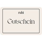 ruhi Geschenkgutschein